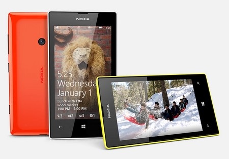 Lumia 525 là bản nâng cấp của Lumia 520 trước đây