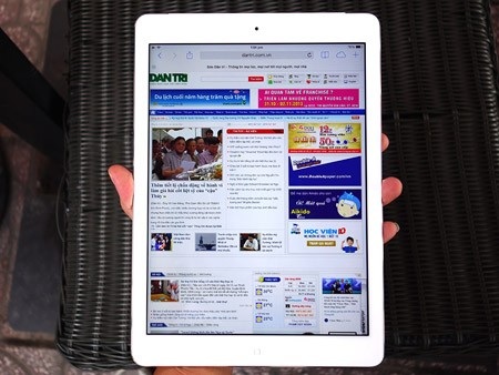 iPad Air chính hãng tại Việt Nam có giá gần 16,9 triệu đồng