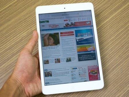 Cận cảnh iPad mini Retina màn hình siêu nét mới về Việt Nam - 4 iPad mini Retina có thiết kế không khác biệt so với phiên bản đầu tiên