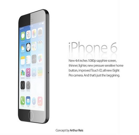 Ý tưởng thiết kế iPhone 6 đẹp mắt với màn hình bằng đá sapphire - 17 Video đồ họa về ý tưởng iPhone 6 của Arthur Reis: