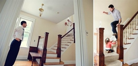 Xúc động với bộ ảnh người đàn ông góa vợ và con gái nhỏ - 5 Một vài bức ảnh đẹp khác giữa Ben và con gái trong căn nhà cũ nhiều kỷ niệm:
