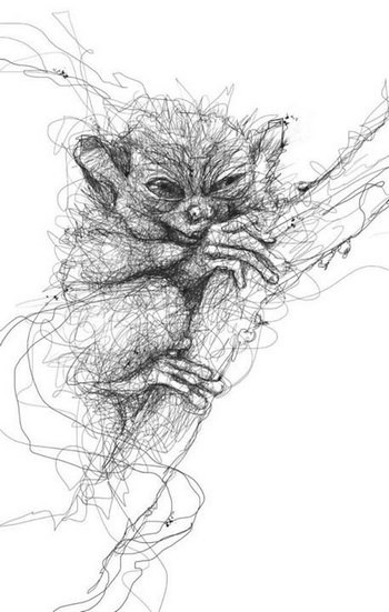 Video quá trình vẽ tranh theo cách thức đặc biệt của Low: