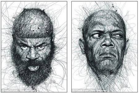 Video quá trình vẽ tranh theo cách thức đặc biệt của Low: