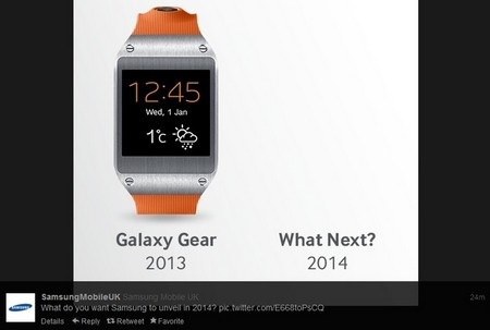 Samsung “úp mở” Galaxy Gear thế hệ mới xuất hiện tại CES 2014 - 1 Samsung “úp mở” Galaxy Gear thế hệ mới xuất hiện tại CES 2014