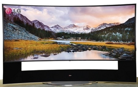 LG mang dòng sản phẩm TV UHD màn hình cong khổng lồ tới CES 2014 - 1 LG sẵn sàng mở màn cho cuộc đua tivi màn hình khủng trong năm 2014