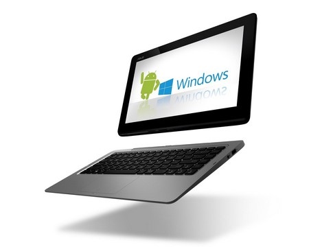 Asus ra mắt máy tính bảng sử dụng song song Windows và Android - 1 Transformer Book Duet tạo ấn tượng với khả năng sử dụng 2 hệ điều hành khác nhau