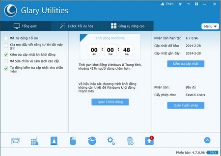 Giúp Windows hoạt động nhanh như mới với phần mềm chuyên nghiệp - 3 Tab
