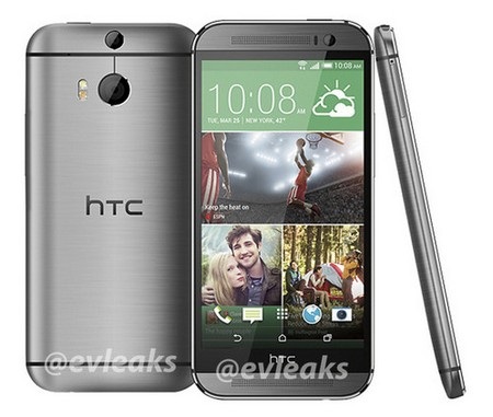 Hình ảnh hoàn chỉnh của HTC M8 bị rò rỉ trước đó