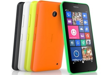 Nokia sắp ra mắt Lumia mới giá 2,7 triệu đồng - 1 Hình ảnh chính thức của Lumia 630 bị rò rỉ cho thấy sản phẩm có nhiều màu sắc khác nhau