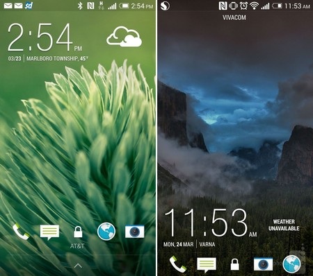 HTC One M8 có gì vượt trội so với One "đời đầu"? - 1 Giao diện màn hình khóa