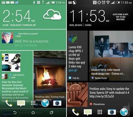 HTC One M8 có gì vượt trội so với One "đời đầu"? - 2 Giao diện BlinkFeed