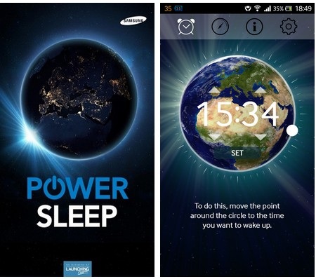 Power Sleep cho phép thiết lập thời gian để kết nối và khai thác sức mạnh trên smartphone