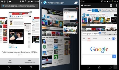 Đặt HTC One M8 lên “bàn cân” với loạt smartphone đình đám - 14 Trình duyệt web