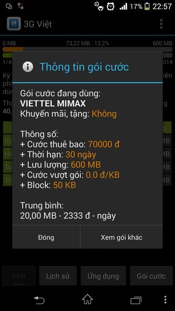 Thủ thuật quản lý và theo dõi dung lượng mạng 3G sử dụng trên Android - 3 Thủ thuật quản lý và theo dõi dung lượng mạng 3G sử dụng trên Android