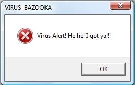 Những phần mềm độc giúp “chơi khăm” trong ngày “cá tháng tư” - 6 Thông báo virus giả mạo trên máy tính “nạn nhân”