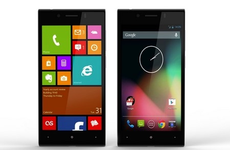 Neo M1 nổi bật với khả năng sử dụng được cả Windows Phone lẫn Android