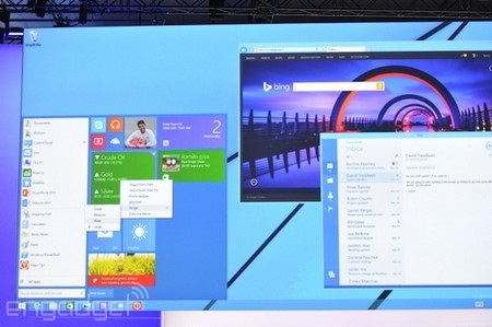 Windows 8.1 ra mắt, Microsoft khôi phục Start Menu quen thuộc - 1 Start Menu với giao diện mới trên Windows 8.1