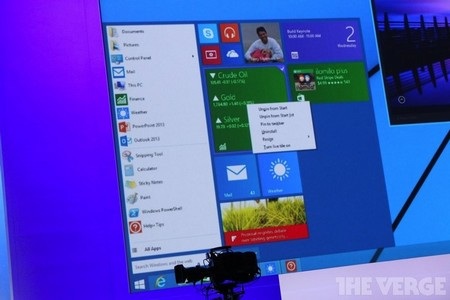 Windows 8.1 ra mắt, Microsoft khôi phục Start Menu quen thuộc - 3 Start Menu với giao diện mới trên Windows 8.1