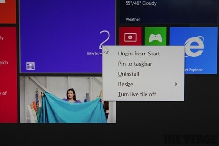 Windows 8.1 ra mắt, Microsoft khôi phục Start Menu quen thuộc - 4 Các ứng dụng trên giao diện Metro có thể tích hợp vào thanh Taskbar của Desktop