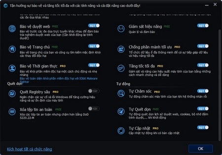 Bản quyền miễn phí phần mềm tối ưu hệ thống tốt nhất hiện nay - 5 Hướng dẫn sử dụng