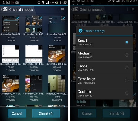 Thu nhỏ kích thước file ảnh để tiết kiệm dung lượng trên smartphone - 3 Thu nhỏ kích thước file ảnh để tiết kiệm dung lượng trên smartphone