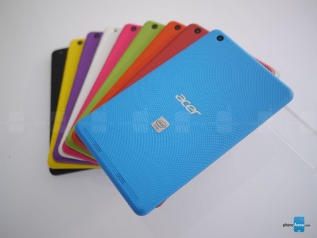 Acer trình làng bộ đôi máy tính bảng cỡ nhỏ hỗ trợ chức năng gọi điện - 2 Mặt trước và mặt sau của Iconia One 7
