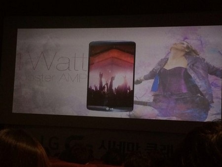 Thiết kế và cấu hình smartphone G3 bị lộ tại sự kiện bí mật của LG - 5 Poster quảng cáo tại sự kiện của LG