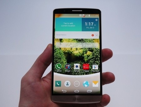 LG G3 sở hữu màn hình rộng 5,5-inch