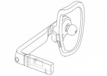 Samsung sẽ trình làng kính thông minh Gear Glass vào tháng 9 - 1 Bản vẽ thiết kế Gear Glass của Samsung có nhiều nét tương đồng với Google Glass