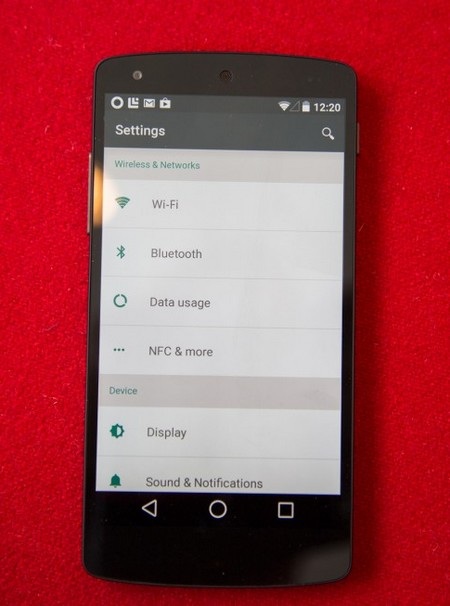 Chùm ảnh so sánh sự khác biệt giữa Android L với 4.4 KitKat - 20 Chức năng thiết lập trên smartphone