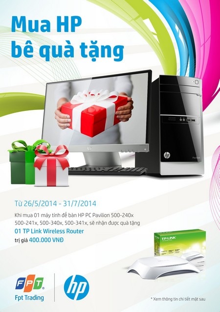 Máy tính bàn HP Pavilion 500 ra mắt hai dòng mới