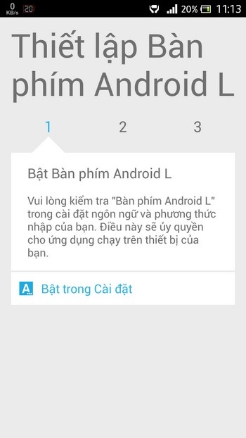 Dùng thử bàn phím thông minh của Android L mới ra mắt - 2 Bàn phím trên Android L với phong cách thiết kế đơn giản, rõ ràng