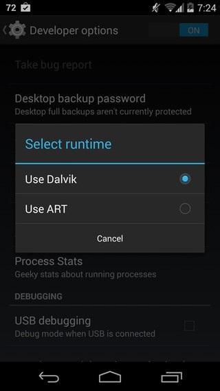 Mẹo nhỏ cải thiện hiệu suất hoạt động trên thiết bị chạy Android - 2 Trình biên dịch ART cho hiệu suất xử lý các ứng dụng tốt hơn so với Dalvik
