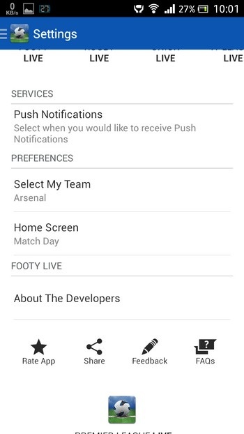 Công cụ cực “đỉnh” không thể thiếu dành cho người yêu bóng đá - 8 Thay đổi giao diện mặc định của ứng dụng