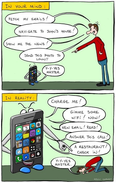 Những bức ảnh “chế” hài hước về con người và smartphone - 5 Cảm giác khi sản phẩm của mình không còn là phiên bản mới nhất