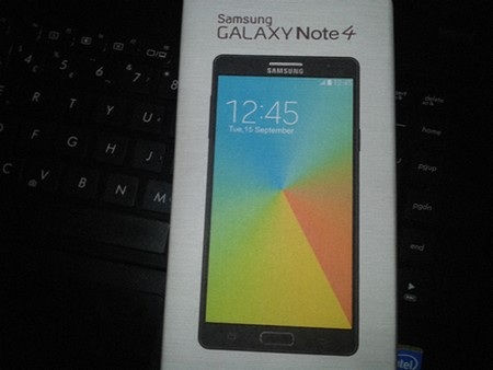Rò rỉ ảnh thực tế rõ nét của Galaxy Note 4 - 8 Ảnh chụp vỏ hộp đựng của Galaxy Note 4 đã bị rò rỉ trước đó