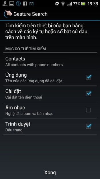 Thủ thuật tìm kiếm nhanh chóng trên Android bằng cử chỉ - 2 Thủ thuật tìm kiếm nhanh chóng trên Android bằng cử chỉ