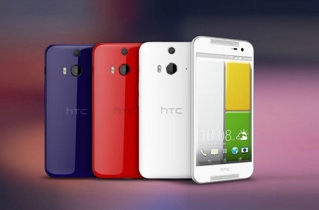 HTC One M8 for Windows (trái) có thiết kế không khác biệt so với “đàn anh” chạy Android
