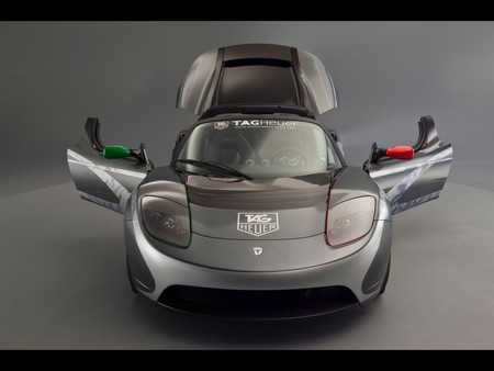 Bộ ảnh đẹp của “siêu xe chạy điện” Tesla Roadster - 16 T.Thủy