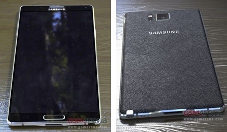 Dự đoán chân dung Galaxy Note 4 dựa trên tin đồn - 1 Ảnh thực tế đã từng bị rò rỉ của Galaxy Note 4