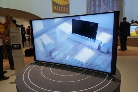 Sony cũng chạy đua trên thị trường TV màn hình cong