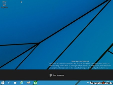 Rò rỉ loạt ảnh giao diện Windows 9 của Microsoft - 6 Chức năng desktop ảo giúp tạo ra nhiều môi trường làm việc hơn