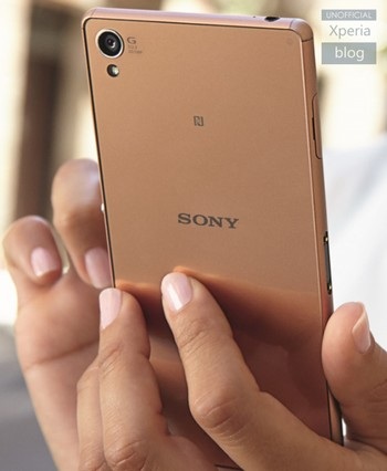 Lộ ảnh chính thức bộ đôi smartphone Xperia Z3 của Sony - 3 Cận cảnh phiên bản màu vàng đồng