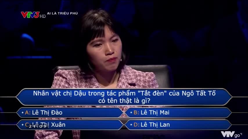 Ai là triệu phú ra câu hỏi gây bão mạng: Chị Dậu tên thật là gì? - 1