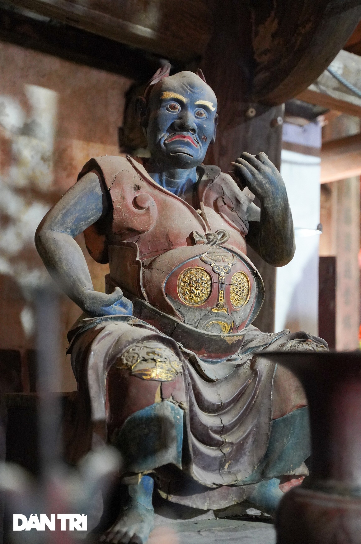 Chiêm ngưỡng di tích đá, tượng gỗ độc đáo trong chùa cổ 700 tuổi ở xứ Đông - 12