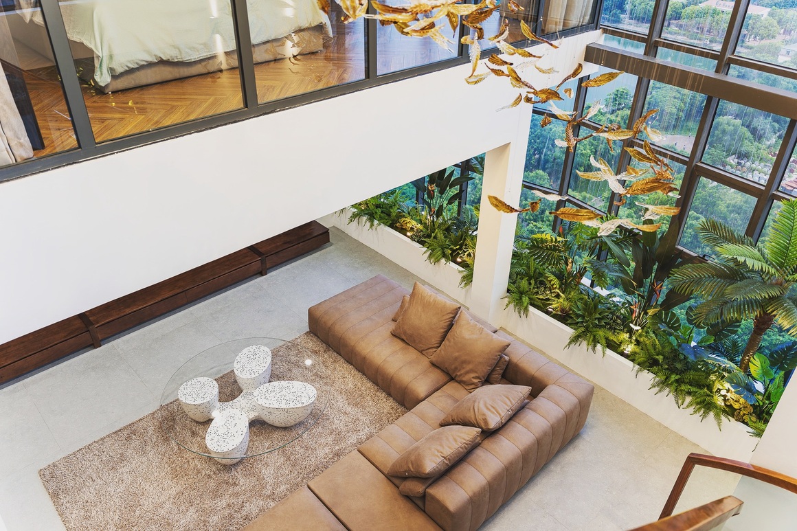 Nội thất căn hộ Duplex rộng 360m2 có sân vườn siêu đỉnh ở Hà Nội - 3