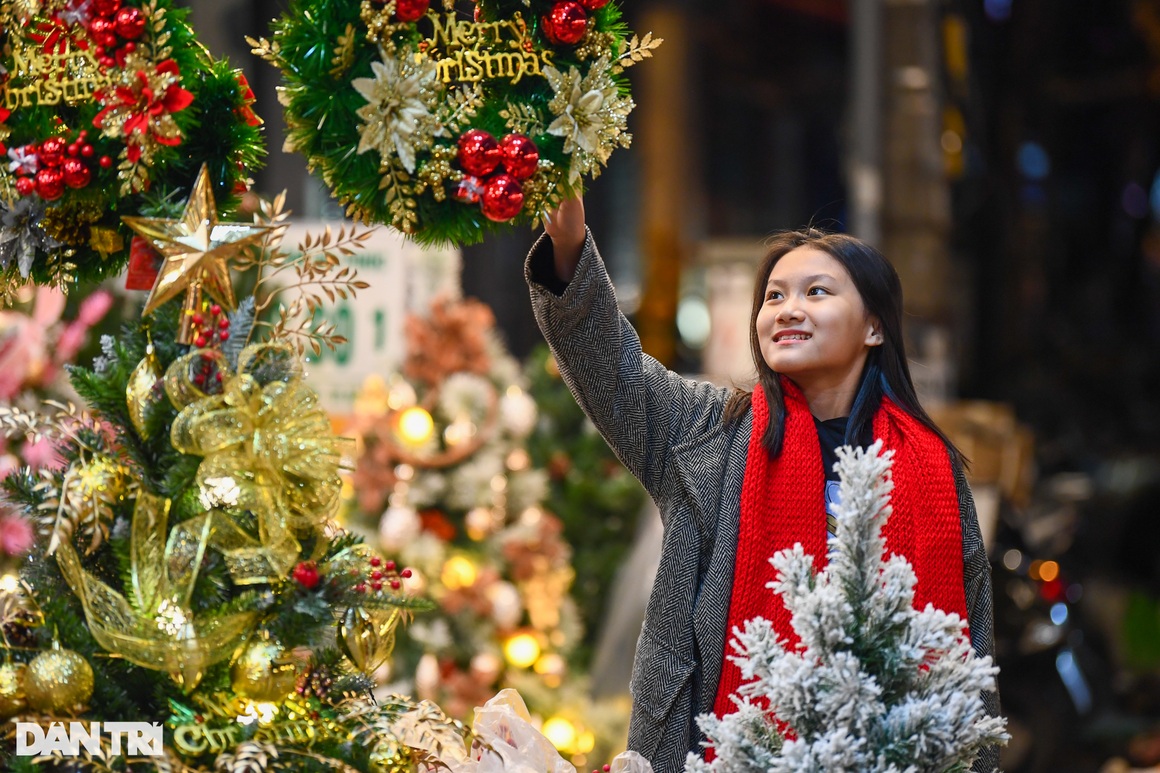 Hang Ma Street wears new, colorful clothes to welcome Christmas - 14