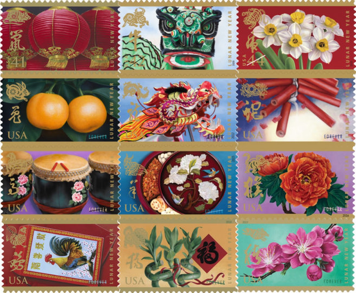 Vẻ đẹp của những con tem tưng bừng đ&oacute;n năm Kỷ Hợi - Ảnh 7.