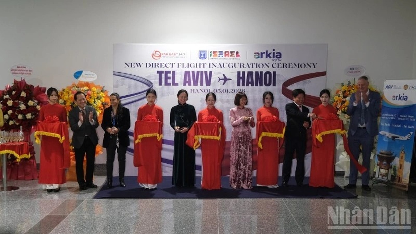 Arkia Airlines launches Tel Aviv-Hanoi direct air service