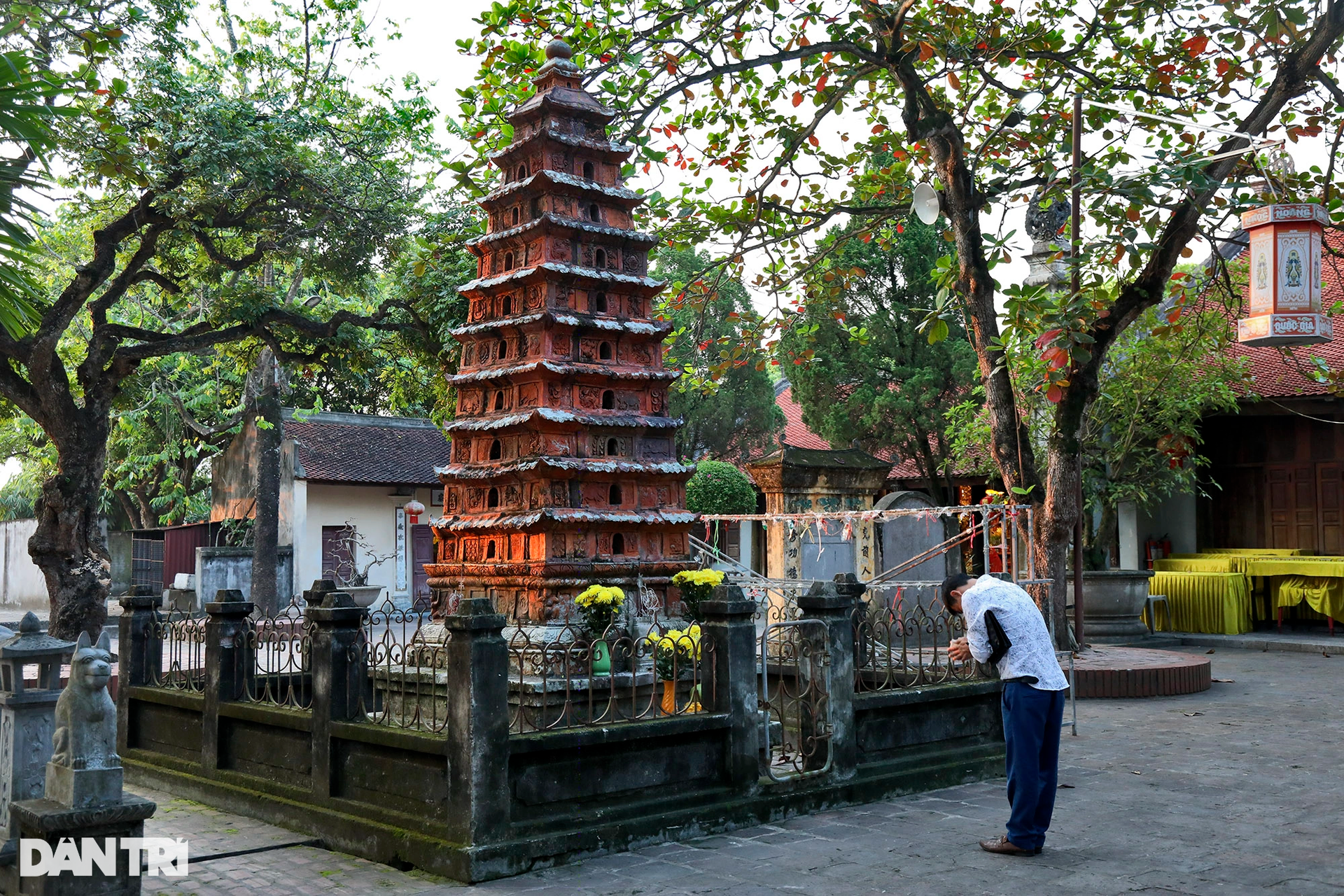 Tháp đất nung có niên đại 350 năm duy nhất Đạo giáo còn lại đến này nay